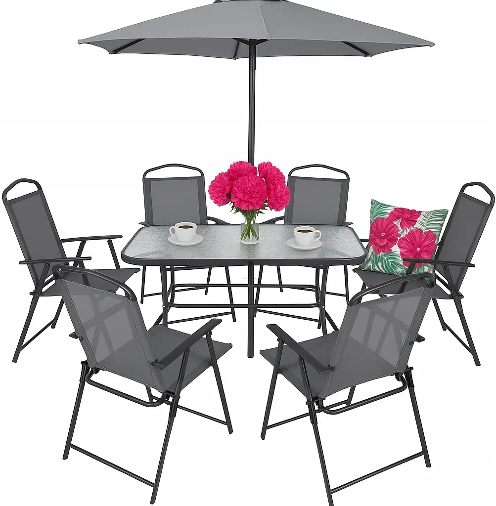 Set mobilier de gradina Jumi OM-291898 (Graphite/Black) - 2