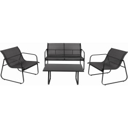 Set mobilier de gradina Jumi OM-319059 (Anthracite/Black) Thumb