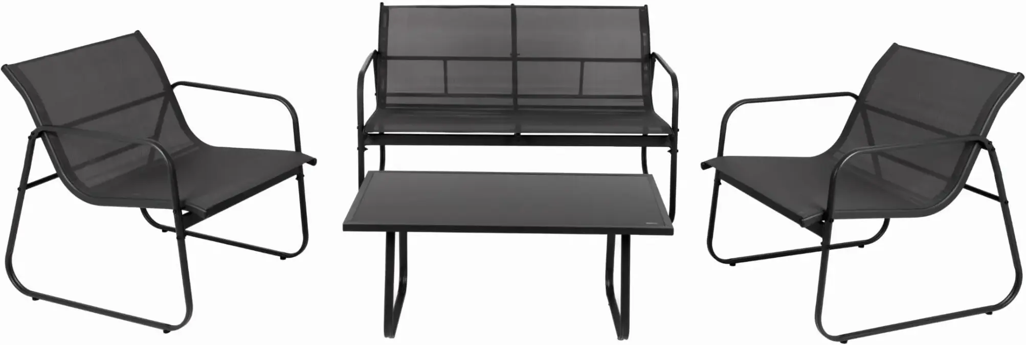 Set mobilier de gradina Jumi OM-319059 (Anthracite/Black) - 2