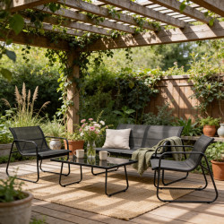 Set mobilier de gradina Jumi OM-319059 (Anthracite/Black) Thumb