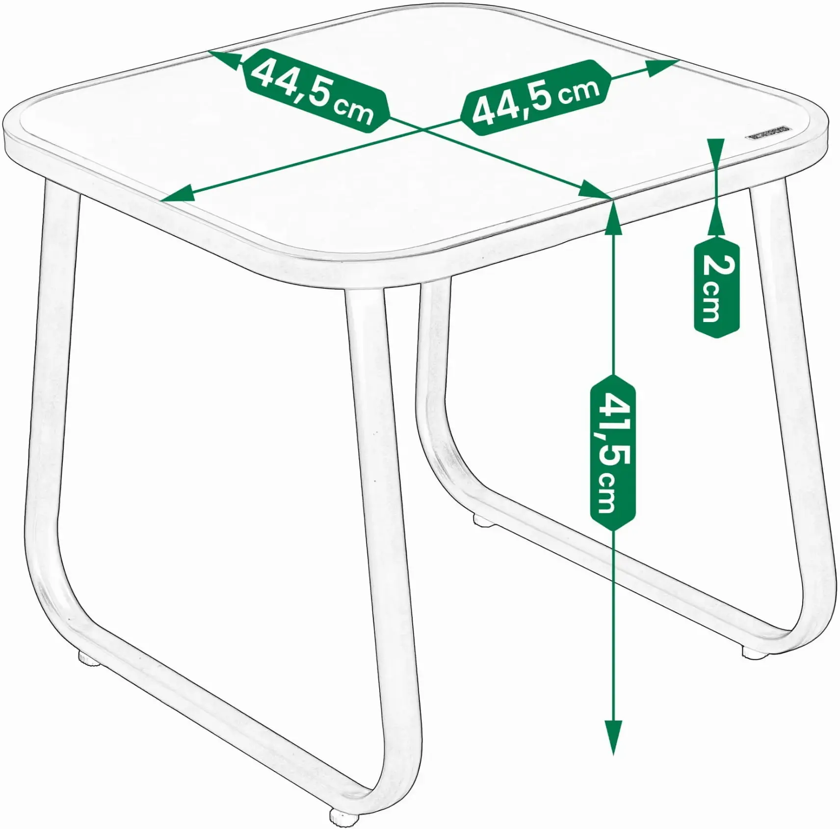 Set mobilier de gradina Jumi OM-357860 (Black) - 11