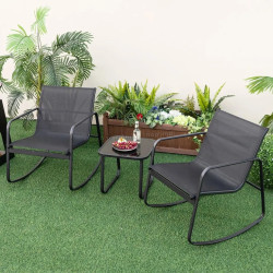 Set mobilier de gradina Jumi OM-357860 (Black)