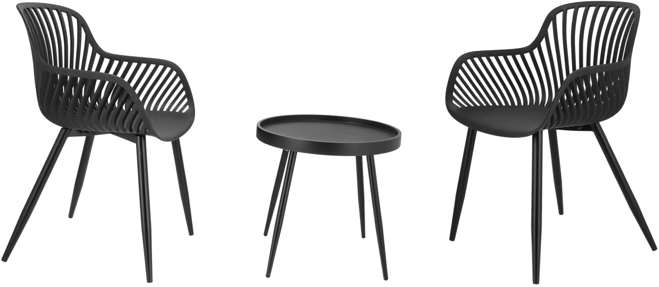 Set mobilier de gradina Jumi OM-614345 (Black) - 3