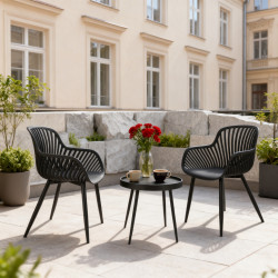 Set mobilier de gradina Jumi OM-614345 (Black)