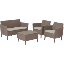 Set mobilier de gradina Keter Salemo (Beige) Thumb
