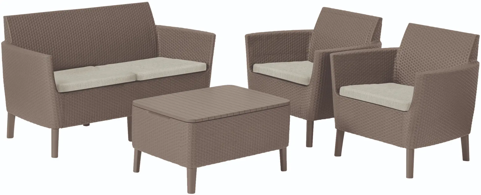 Set mobilier de gradina Keter Salemo (Beige) - 2