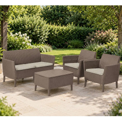 Set mobilier de gradina Keter Salemo (Beige)