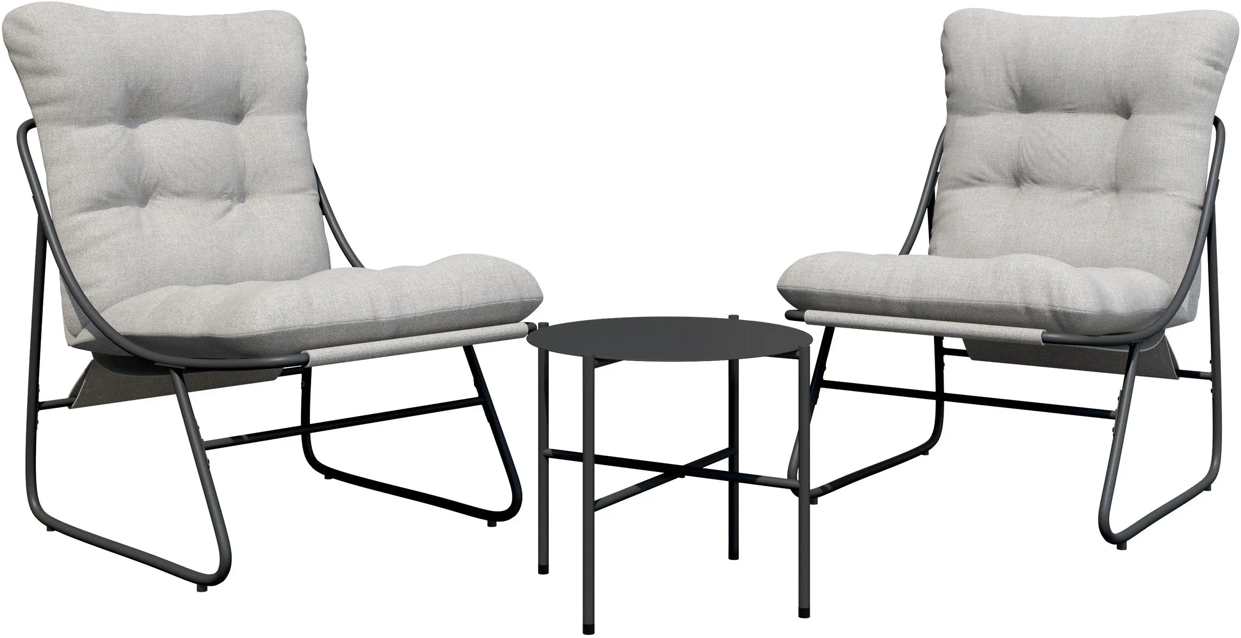 Set mobilier de gradina Koopman Duo Lounge (Grey) - 2