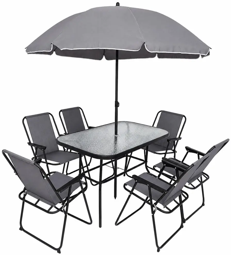 Set mobilier de gradina Lean 29485 (Grey/Transparent) - 2