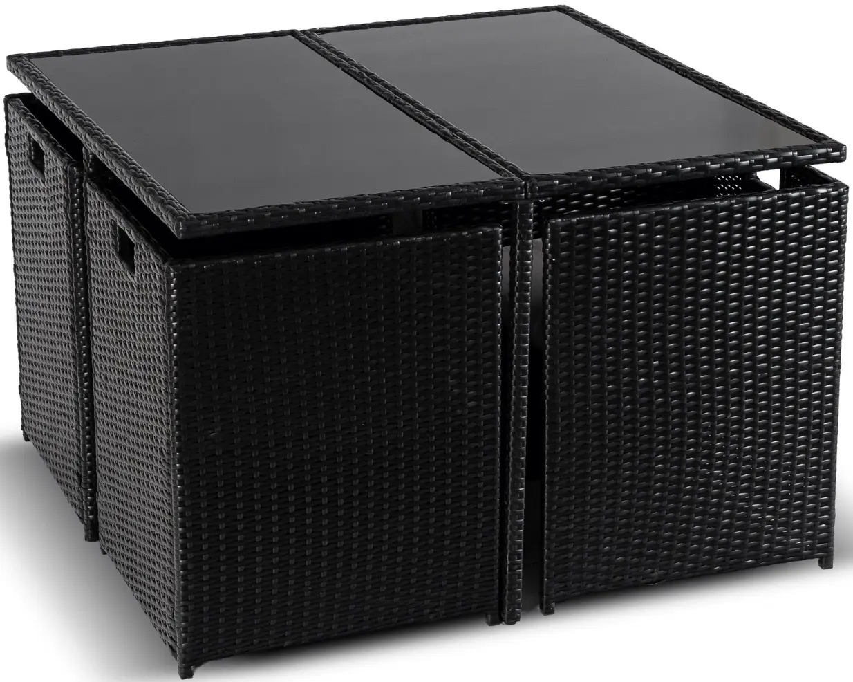 Комплект садовой мебели Mebel Elite Bonito (Black/Cream) - 4