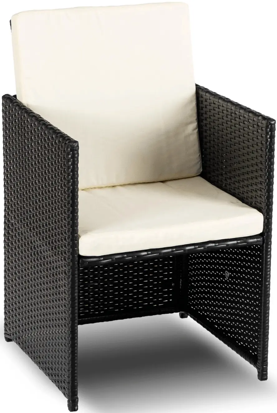 Комплект садовой мебели Mebel Elite Bonito (Black/Cream) - 6