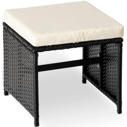 Комплект садовой мебели Mebel Elite Bonito (Black/Cream) Thumb