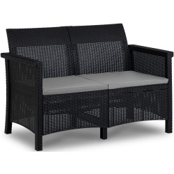Комплект садовой мебели Mebel Elite Brenta (Black/Grey) Thumb