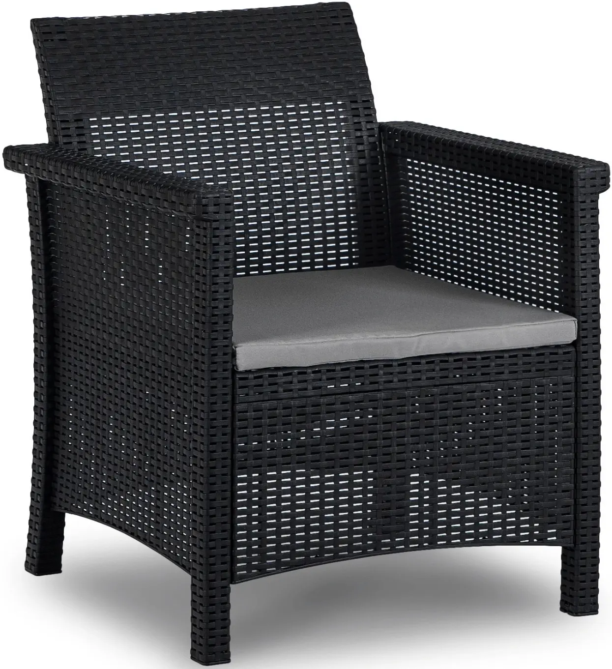 Комплект садовой мебели Mebel Elite Brenta (Black/Grey) - 4