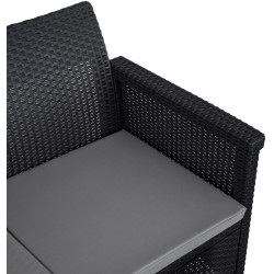 Комплект садовой мебели Mebel Elite Brenta (Black/Grey) Thumb