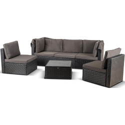 Комплект садовой мебели Mebel Elite Caliente (Black/Brown) Thumb