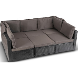 Комплект садовой мебели Mebel Elite Caliente (Black/Brown) Thumb