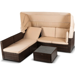 Комплект садовой мебели Mebel Elite Caliente (Brown/Beige) Thumb