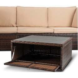 Комплект садовой мебели Mebel Elite Caliente (Brown/Beige) Thumb