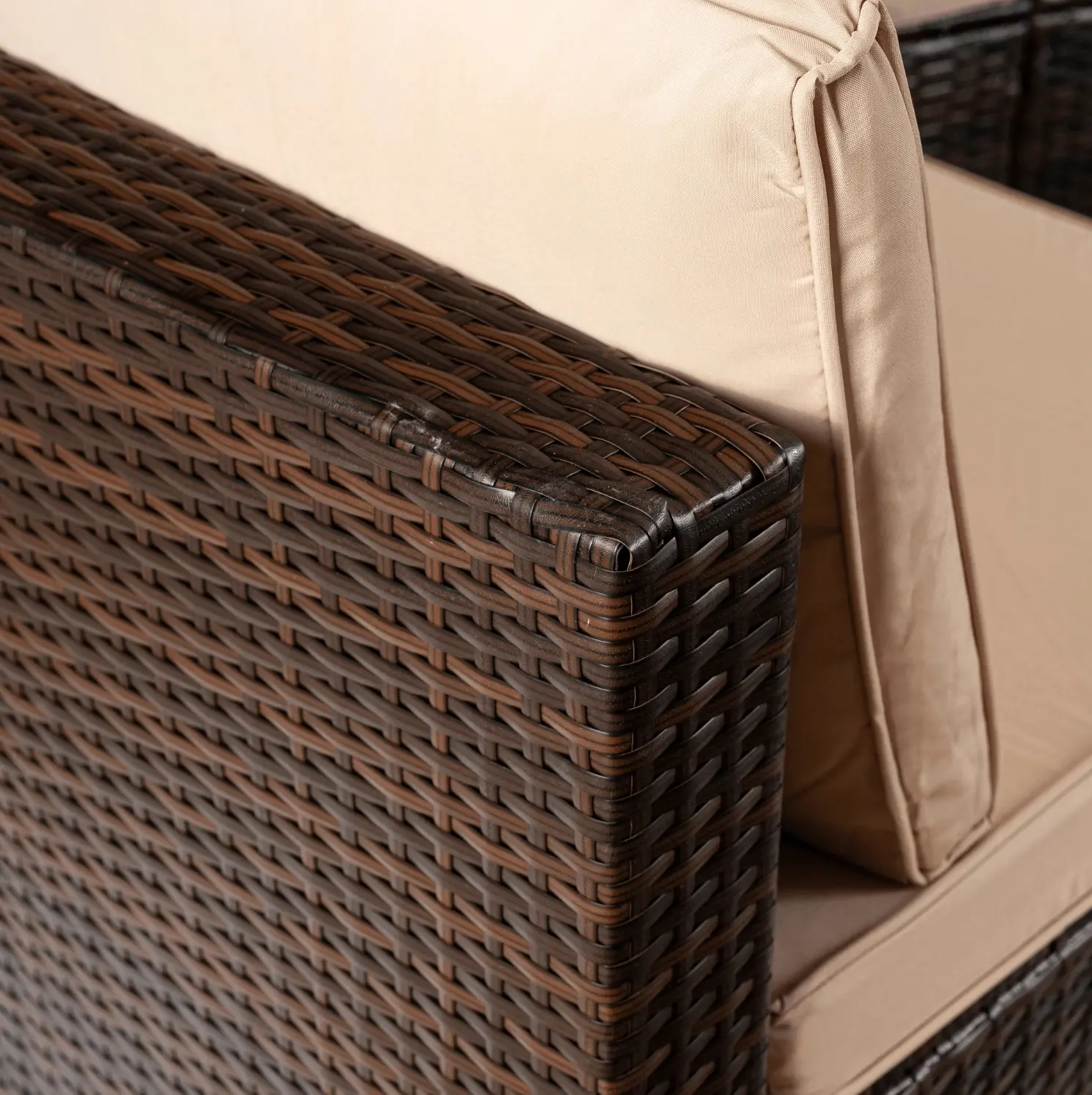 Комплект садовой мебели Mebel Elite Caliente (Brown/Beige) - 9