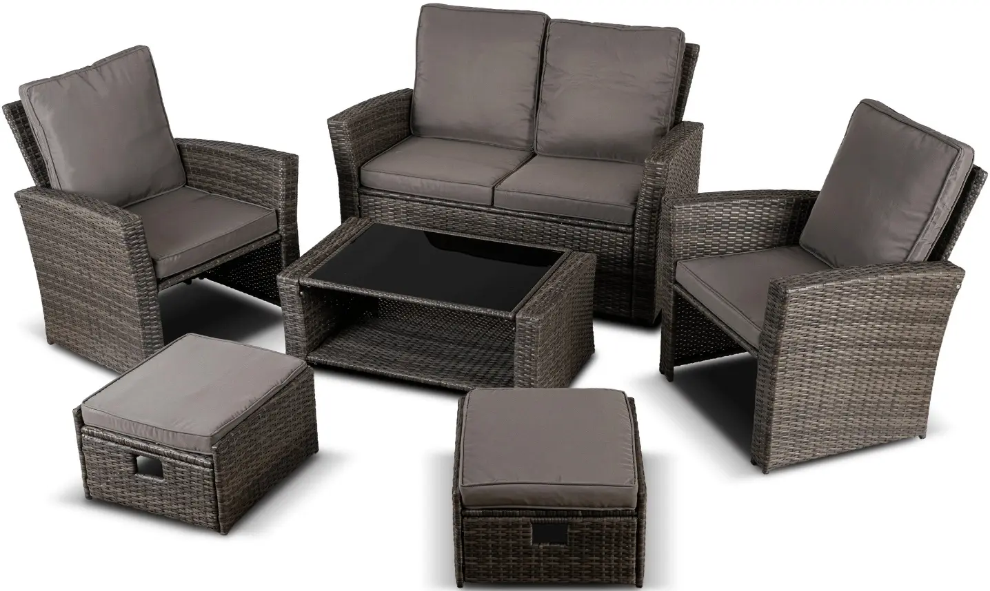 Комплект садовой мебели Mebel Elite Delgado (Grey) - 3