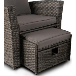 Комплект садовой мебели Mebel Elite Delgado (Grey) Thumb