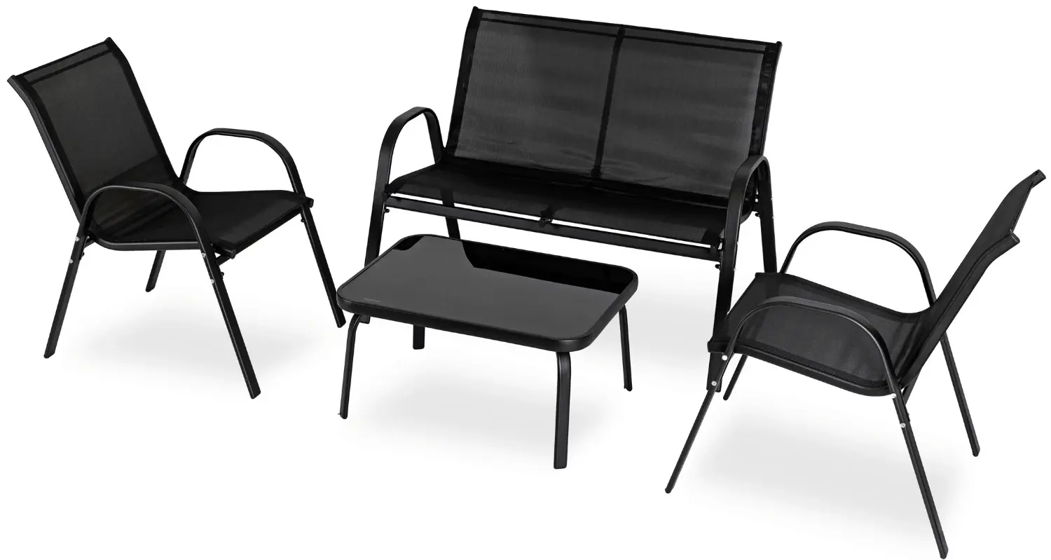 Комплект садовой мебели Mebel Elite Minnesota (Black) - 2