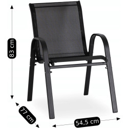 Комплект садовой мебели Mebel Elite Minnesota (Black) Thumb