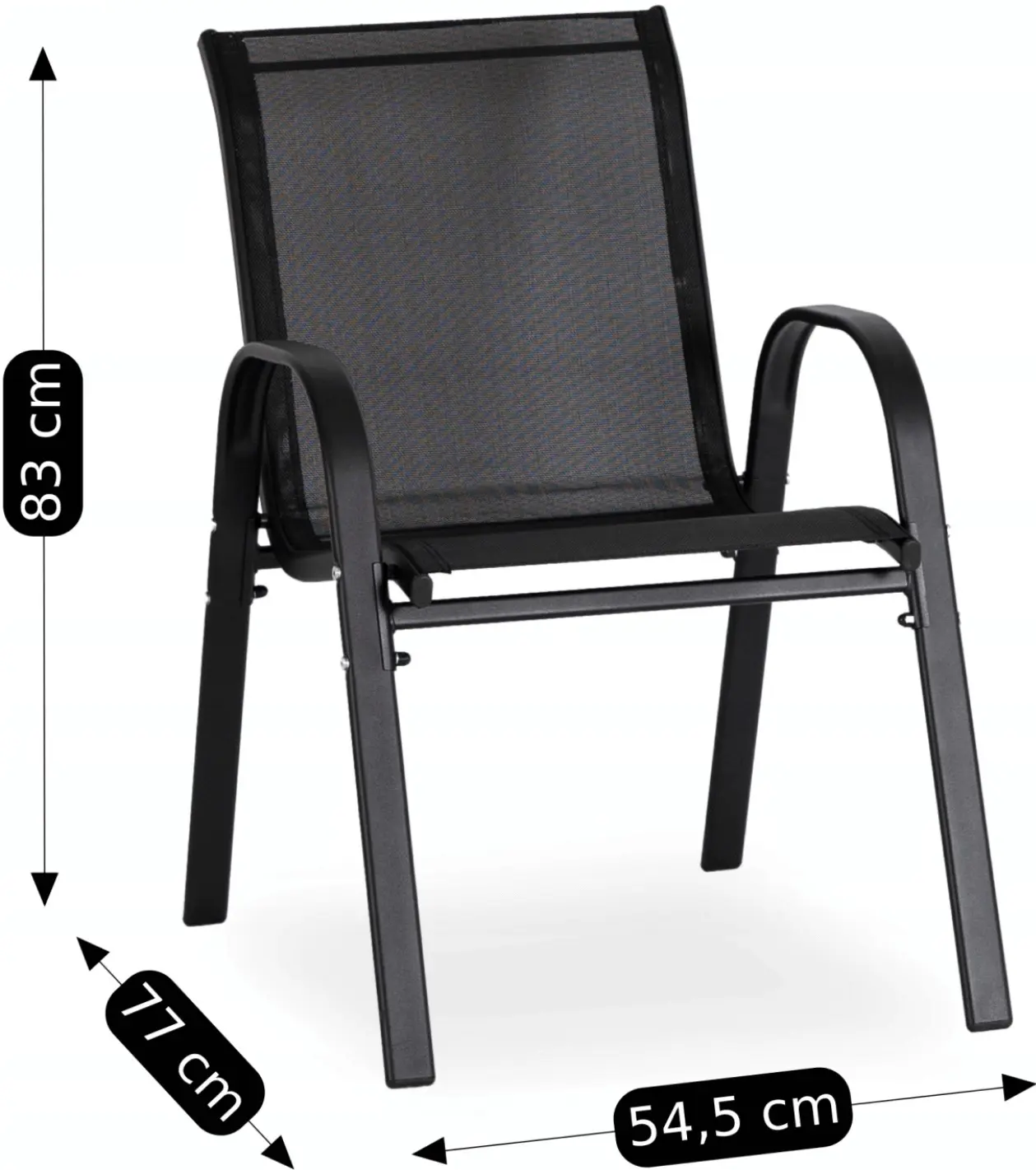 Комплект садовой мебели Mebel Elite Minnesota (Black) - 9