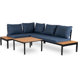 Set mobilier de gradina Mebel Elite Norman (Dark Blue/Black) Thumb