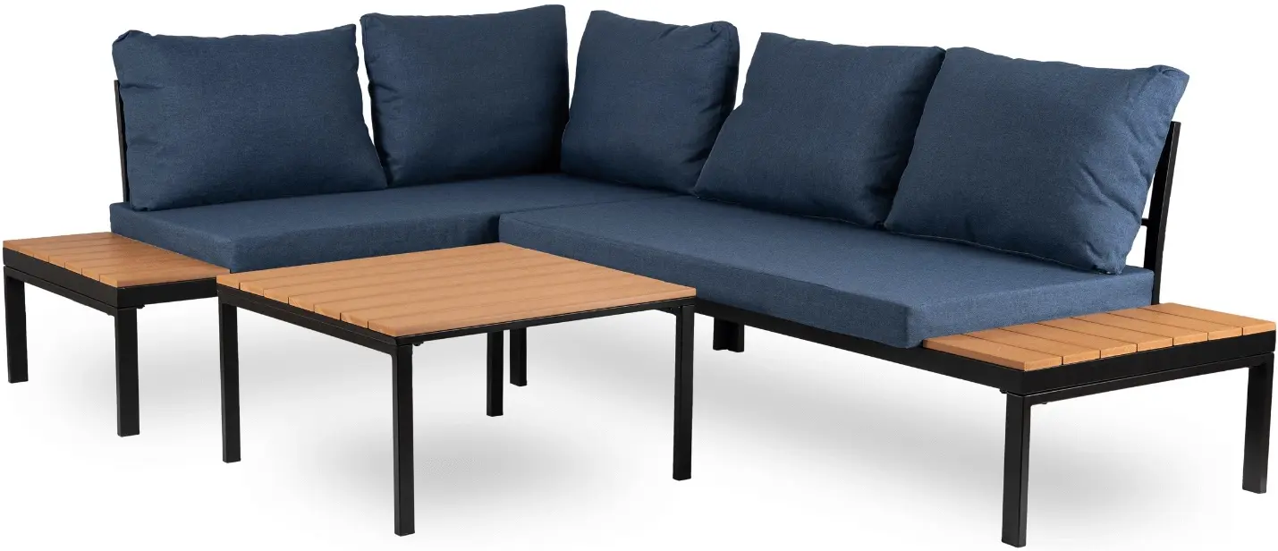 Set mobilier de gradina Mebel Elite Norman (Dark Blue/Black) - 2