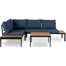 Set mobilier de gradina Mebel Elite Norman (Dark Blue/Black) Thumb