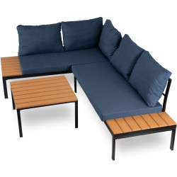 Set mobilier de gradina Mebel Elite Norman (Dark Blue/Black) Thumb