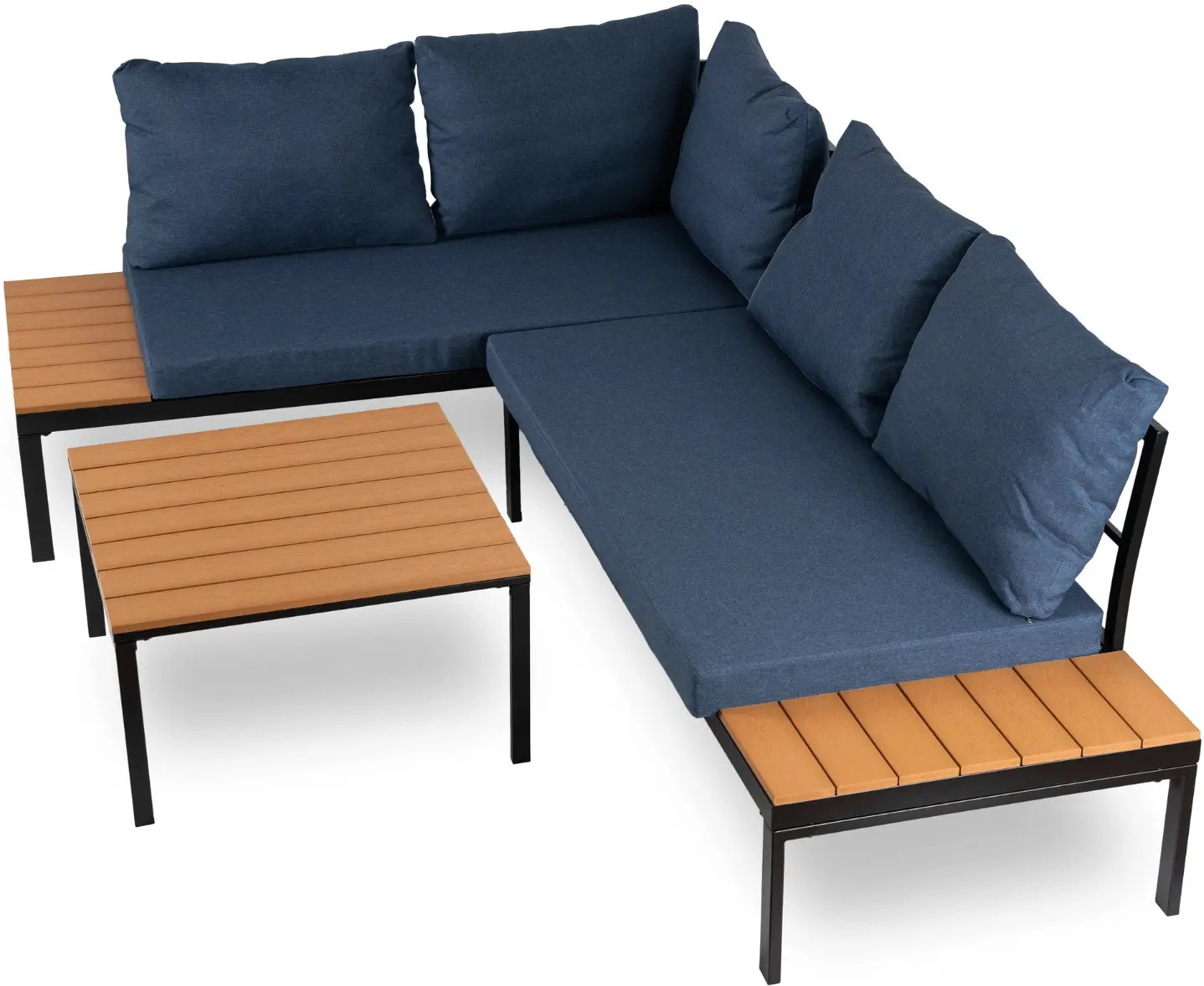 Set mobilier de gradina Mebel Elite Norman (Dark Blue/Black) - 4