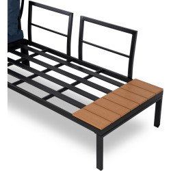 Set mobilier de gradina Mebel Elite Norman (Dark Blue/Black) Thumb