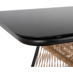 Комплект садовой мебели Mebel Elite Triste (Black/Brown) Thumb