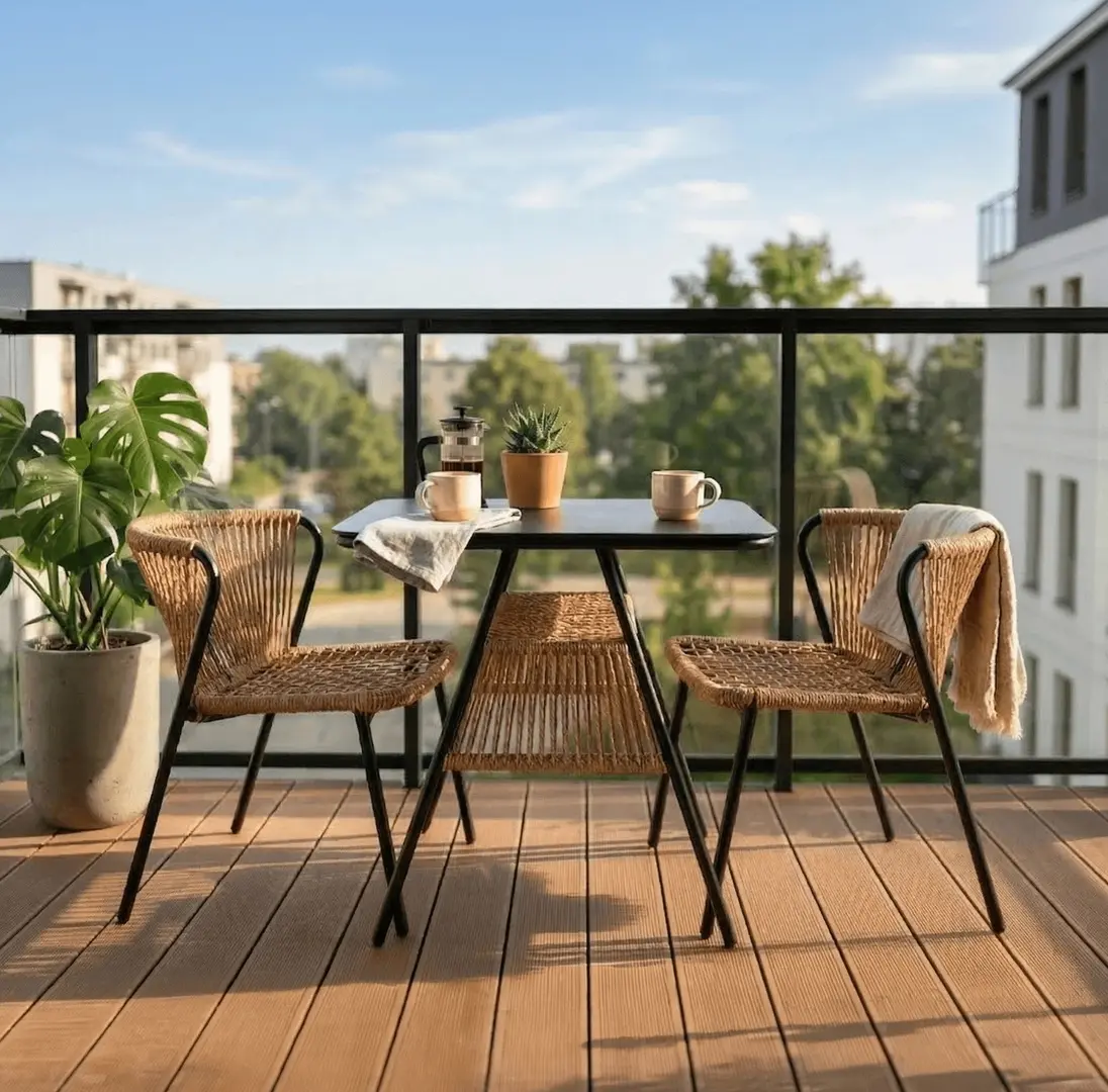 Комплект садовой мебели Mebel Elite Triste (Black/Brown)
