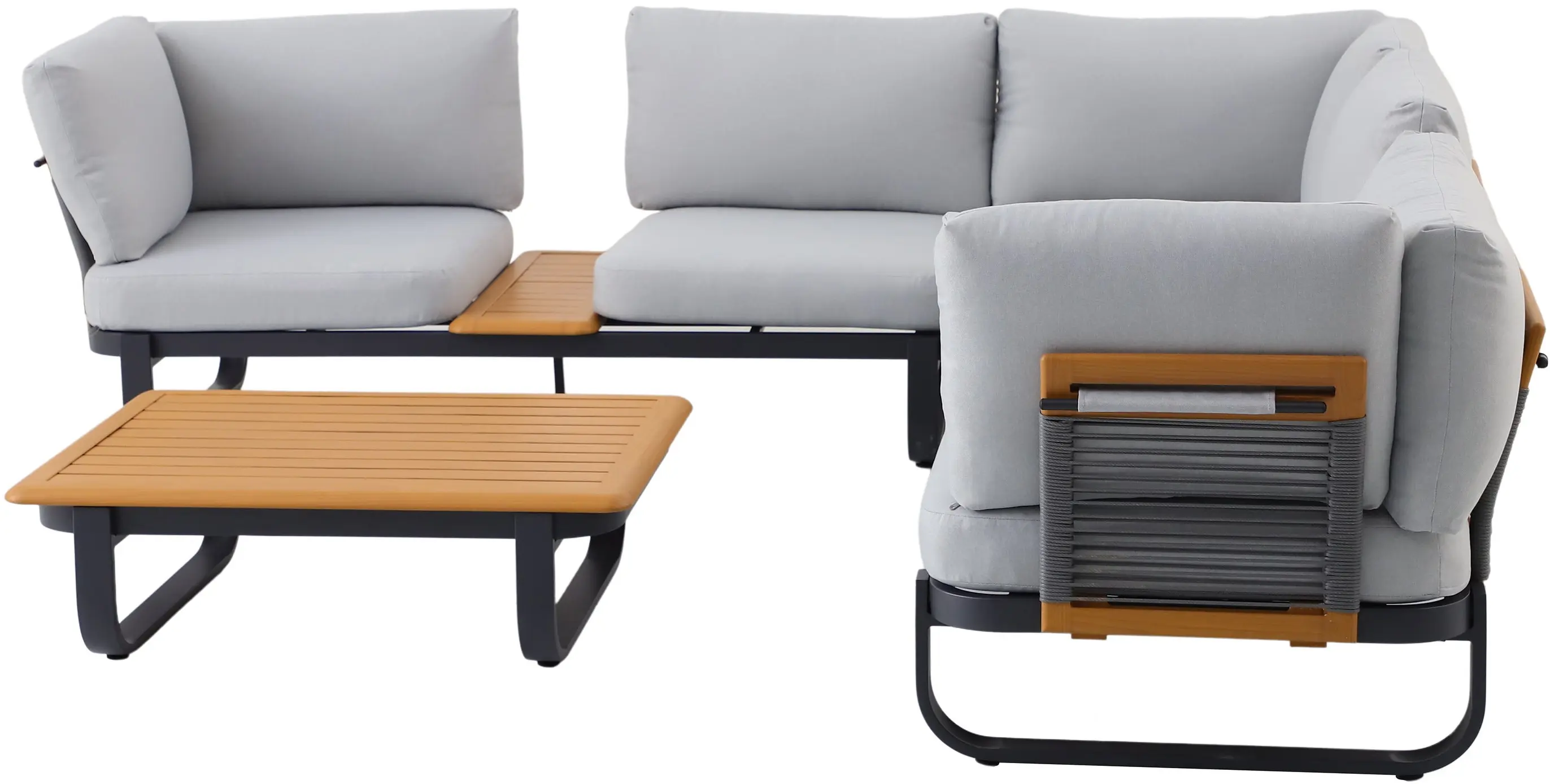 Set mobilier de gradina Naterial Calypso (Grey) - 3