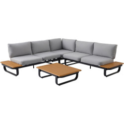 Set mobilier de gradina Naterial Calypso (Grey) Thumb