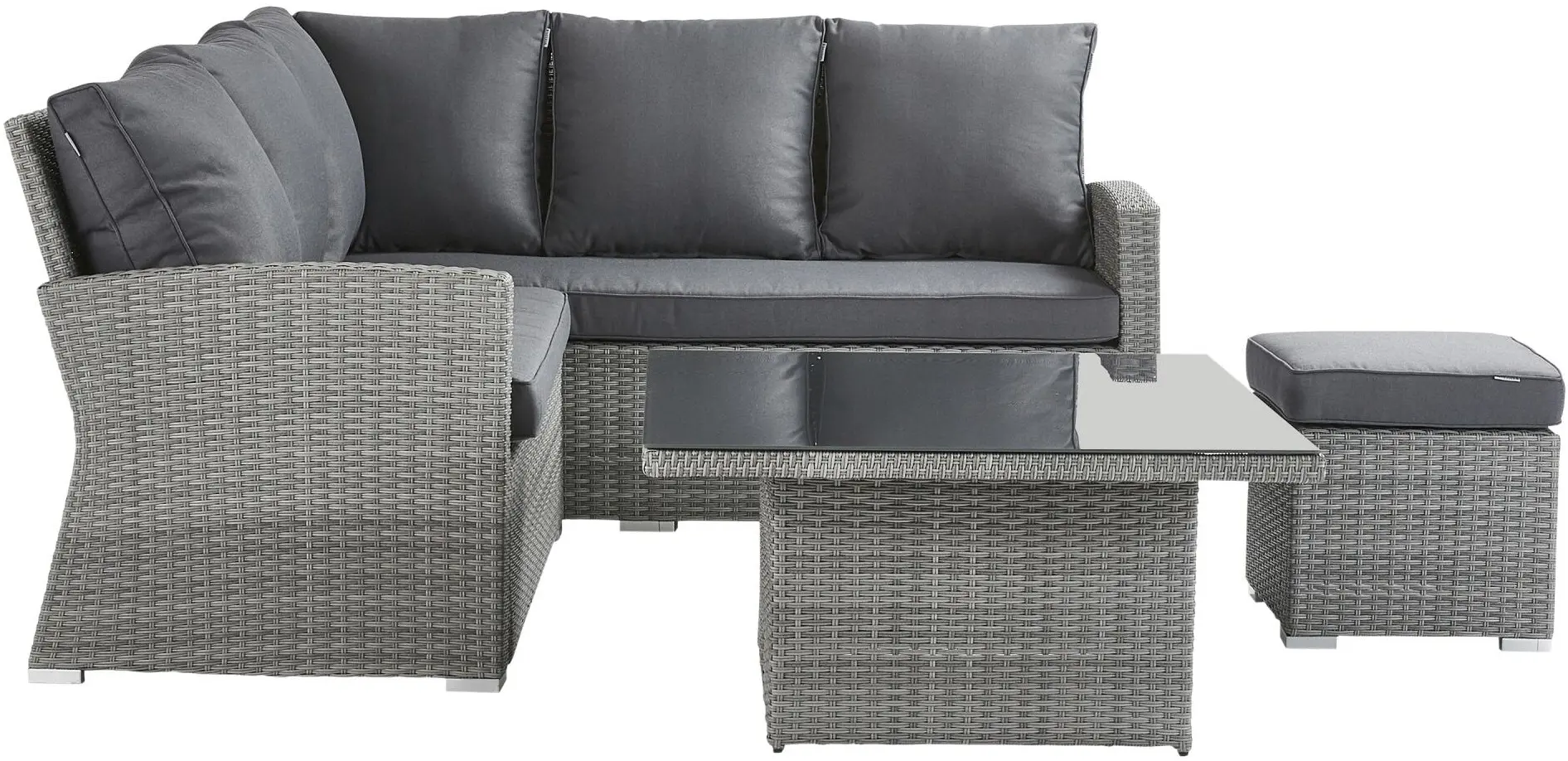 Set mobilier de gradina Naterial Davos (Grey) - 2