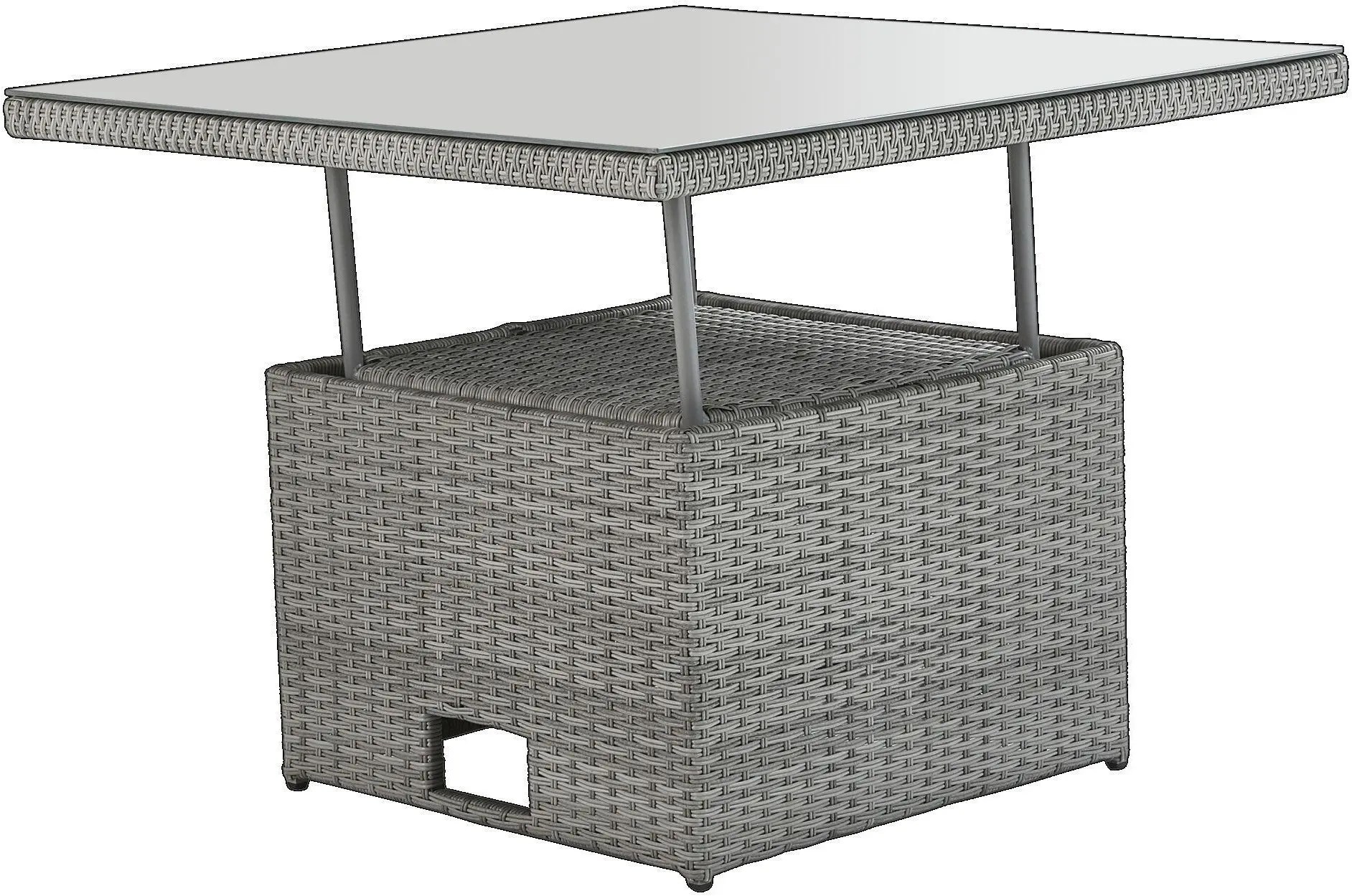 Set mobilier de gradina Naterial Davos (Grey) - 6