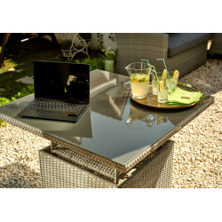 Set mobilier de gradina Naterial Davos (Grey) Thumb