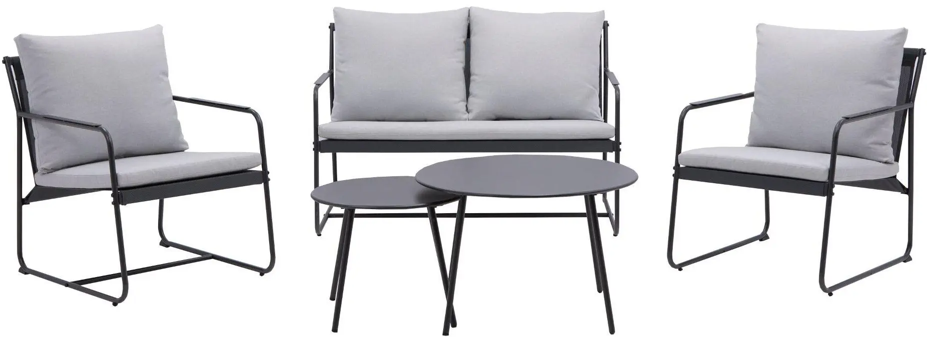 Set mobilier de gradina Naterial Fino (Grey) - 2