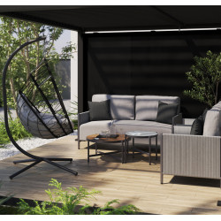 Set mobilier de gradina Naterial Iros (Grey) Thumb