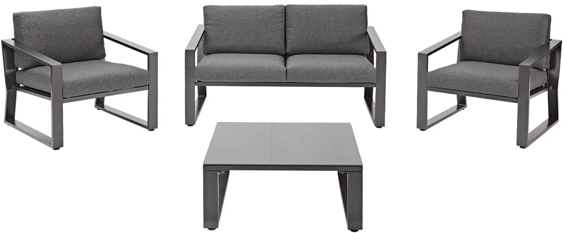 Set mobilier de gradina Naterial Lyra (Grey) - 2