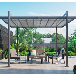 Set mobilier de gradina Naterial Lyra (Grey)
