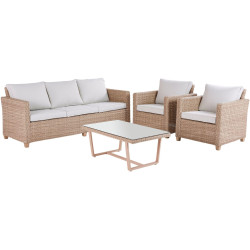 Set mobilier de gradina Naterial Medena 12009900 (Beige) Thumb