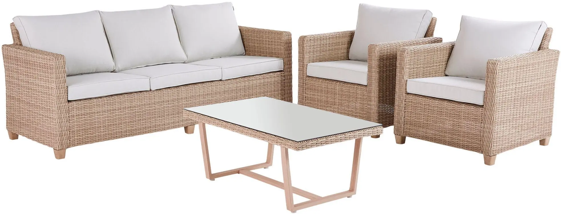 Set mobilier de gradina Naterial Medena 12009900 (Beige) - 2