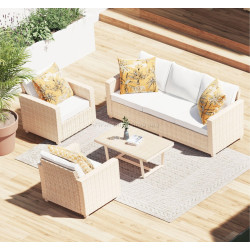 Set mobilier de gradina Naterial Medena 12009900 (Beige)
