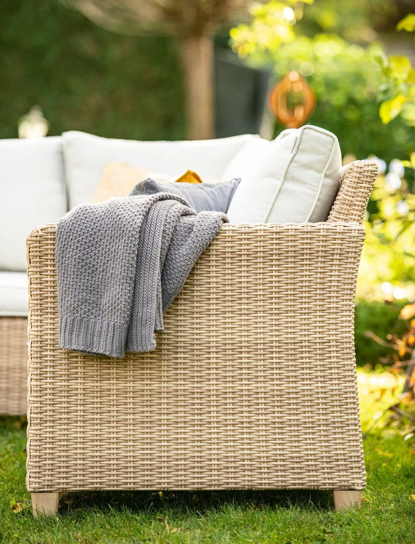 Set mobilier de gradina Naterial Medena (Beige) - 6